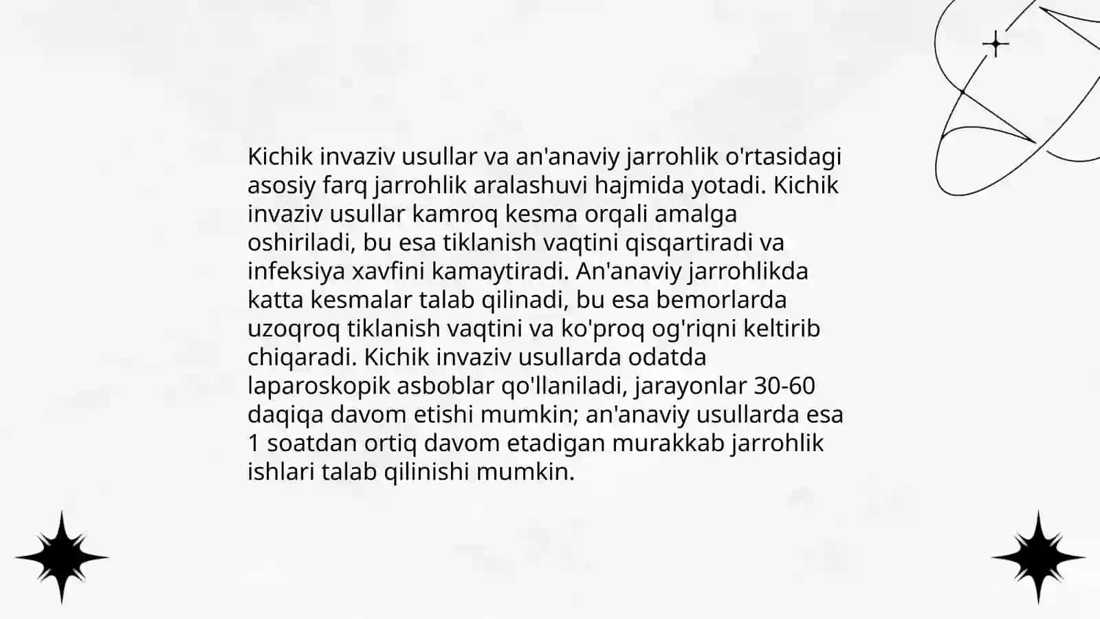 Kichik invaziv xirurgiyaning mohiyati 3