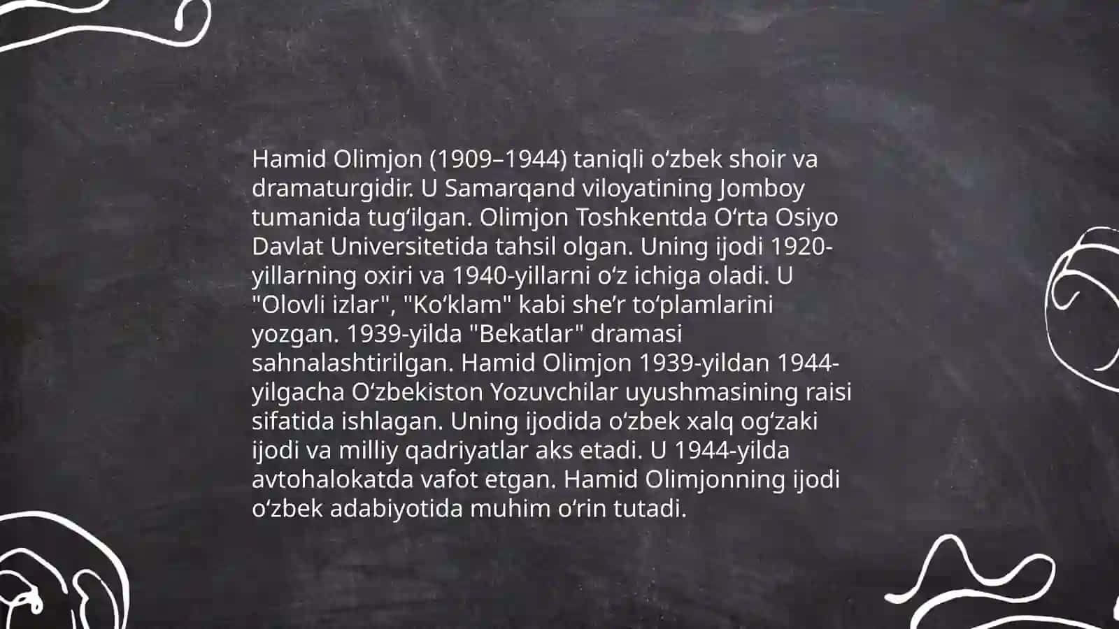 Hamid Olimjon hayoti va ijodi 3