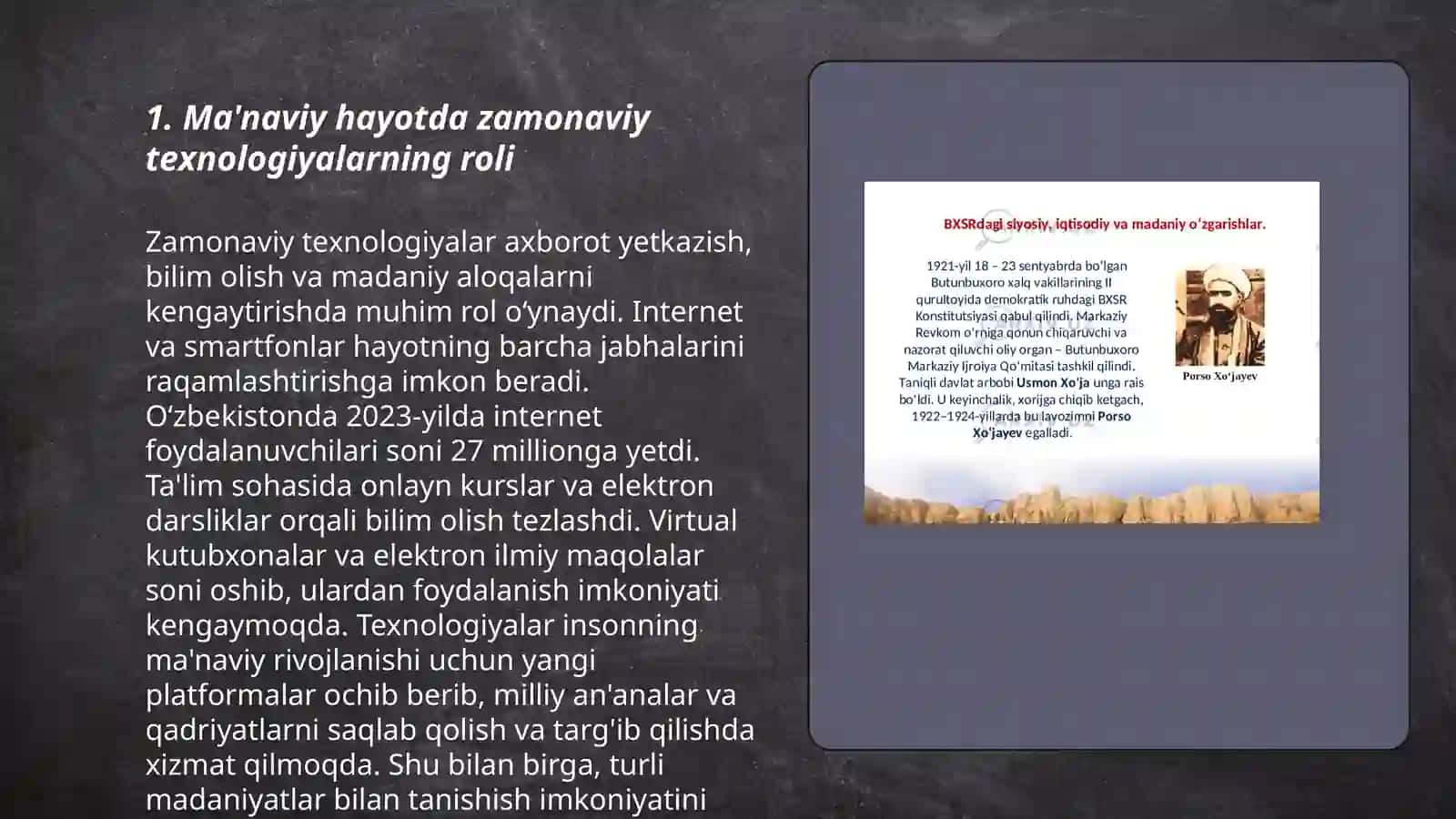 Ma'naviy Hayotdagi O'zgarishlar va Madaniy Taraqqiyot Muammolari: Zamonaviy Yondashuvlar 3