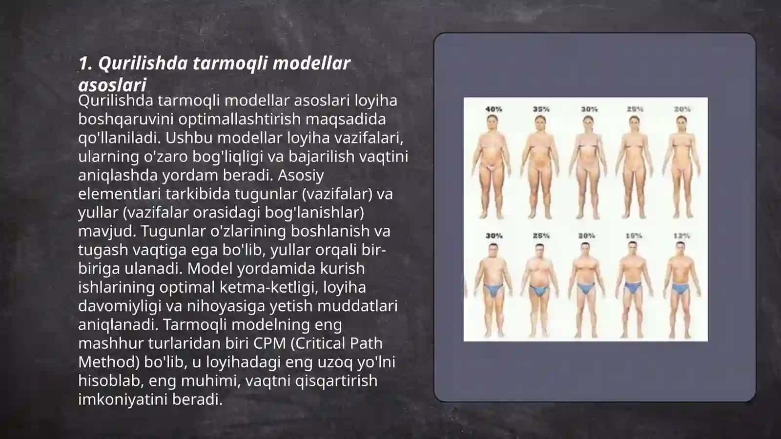 Qurilishda tarmoqli modellar asoslari 3