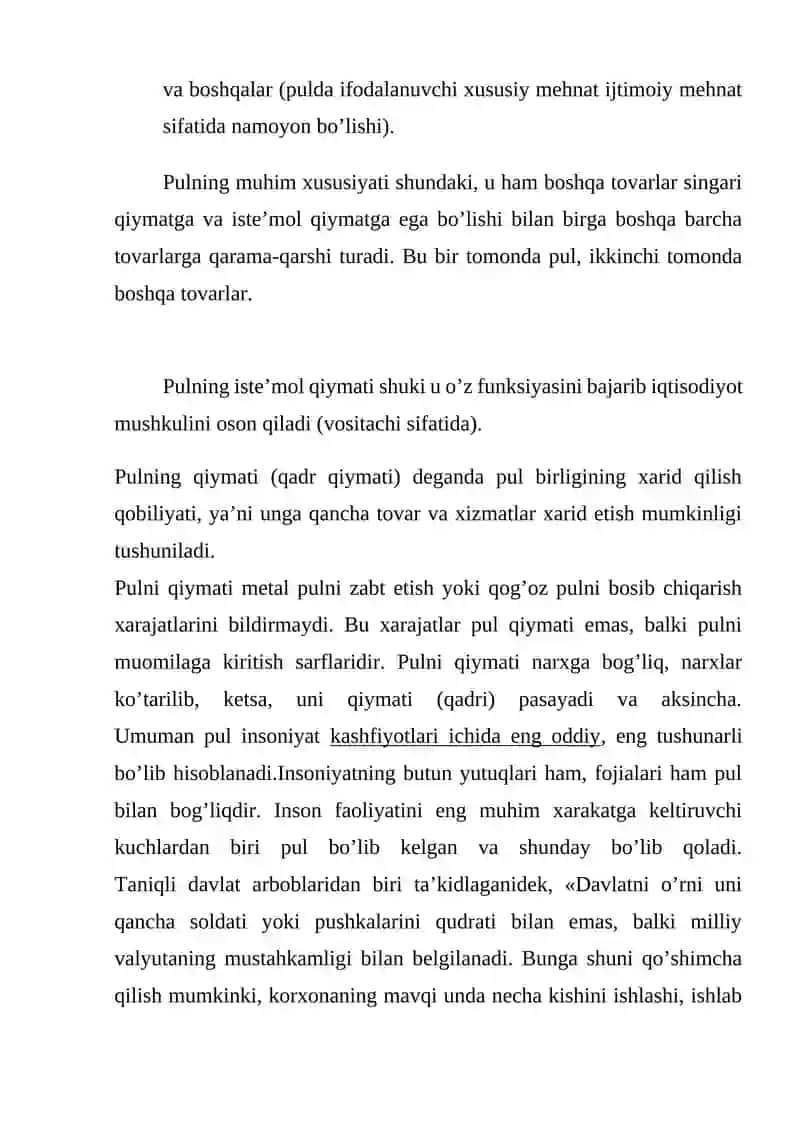 Pulning funksiyalari 3