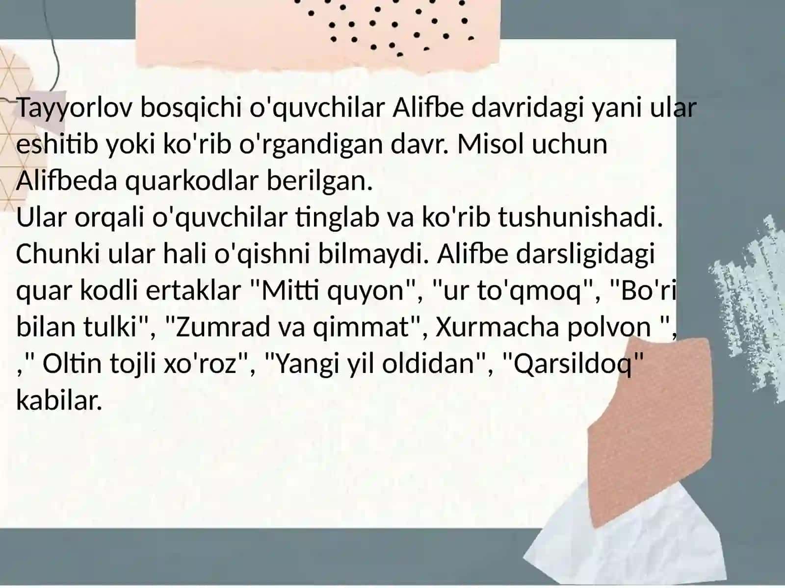 Mustaqil kitobxonlik yuzasidan metodik tafsiya 3