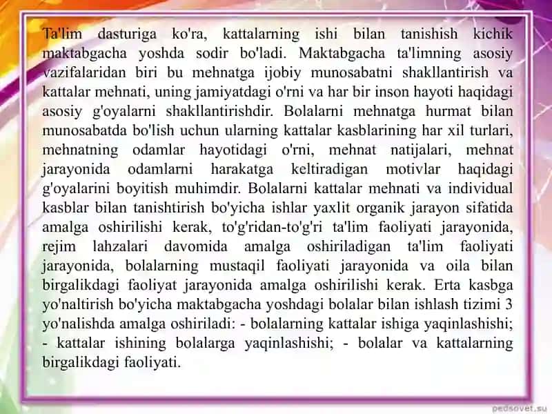 Maktabgacha Ta'limda Jamoni Kasbiy Rivojlanishga Yonaltieish Strategiyalari 3