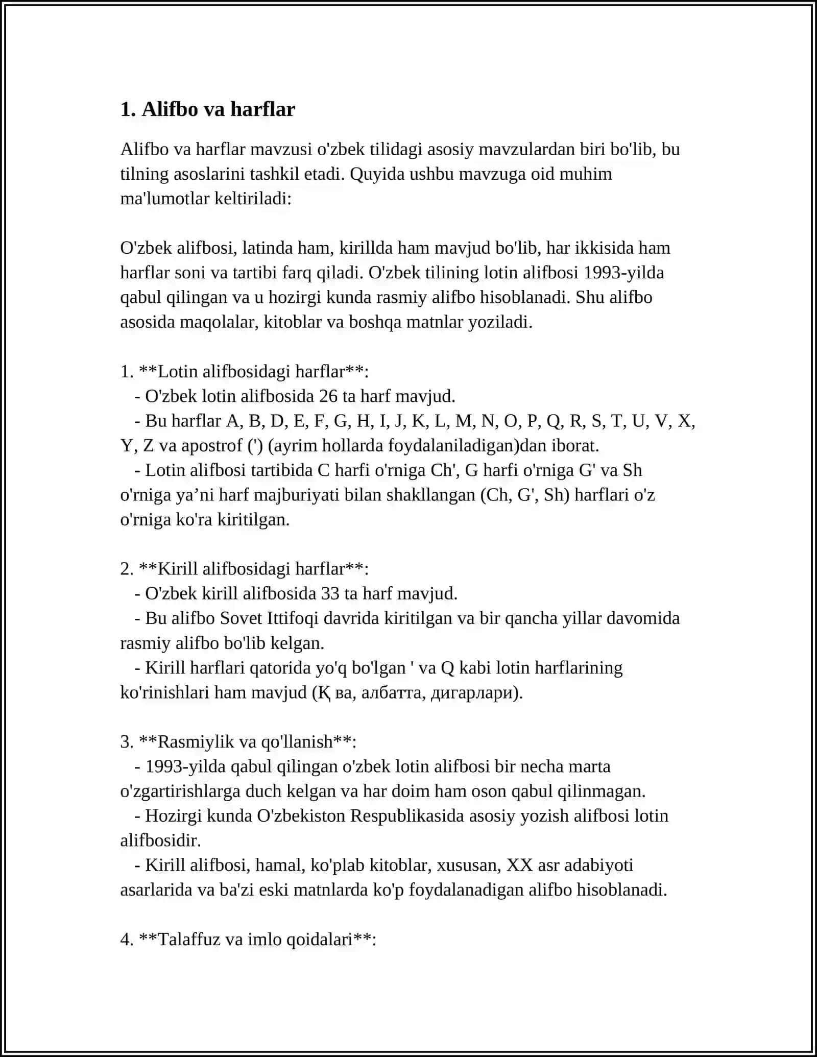SINFLARDA ONA TILI SAVODXONLIGI 3