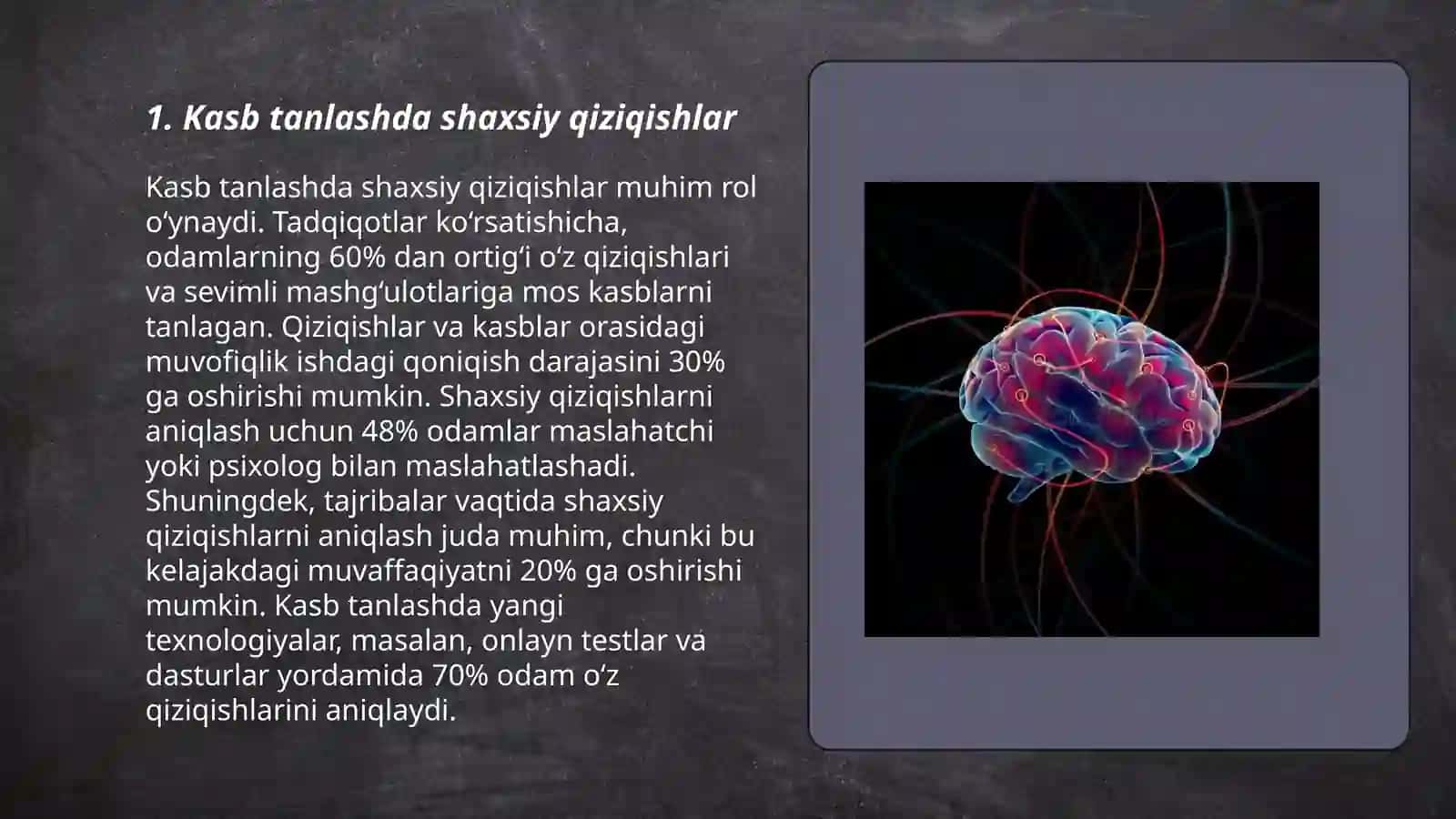 Kasb tiplarini aniqlash 3
