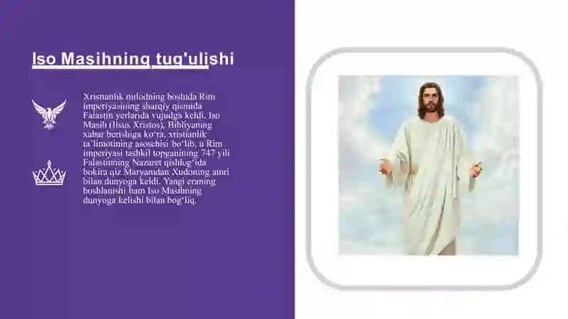 Iso Masih (lisus Xristos)​ hayotiga doir malumotlar​ 3