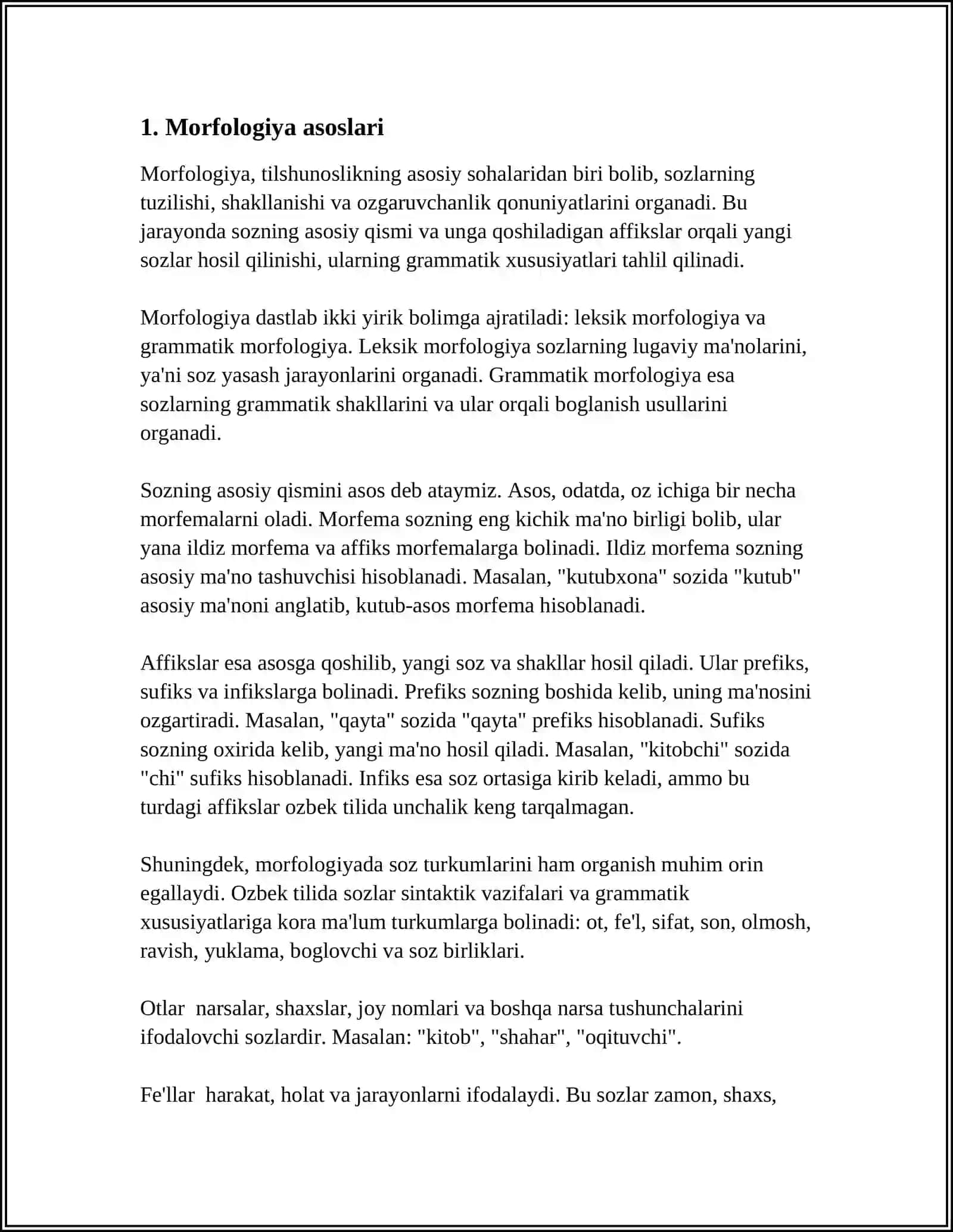 GRAMMATIKA VA GRAMMATIK TAʼLIMOT 3
