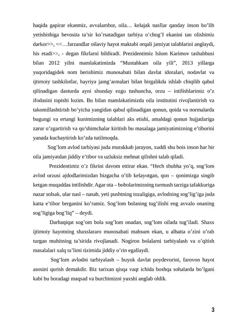 Aqli zaif bolalar bilan olib boriladigan logopedik ishlarning óziga xos xususiyati 3