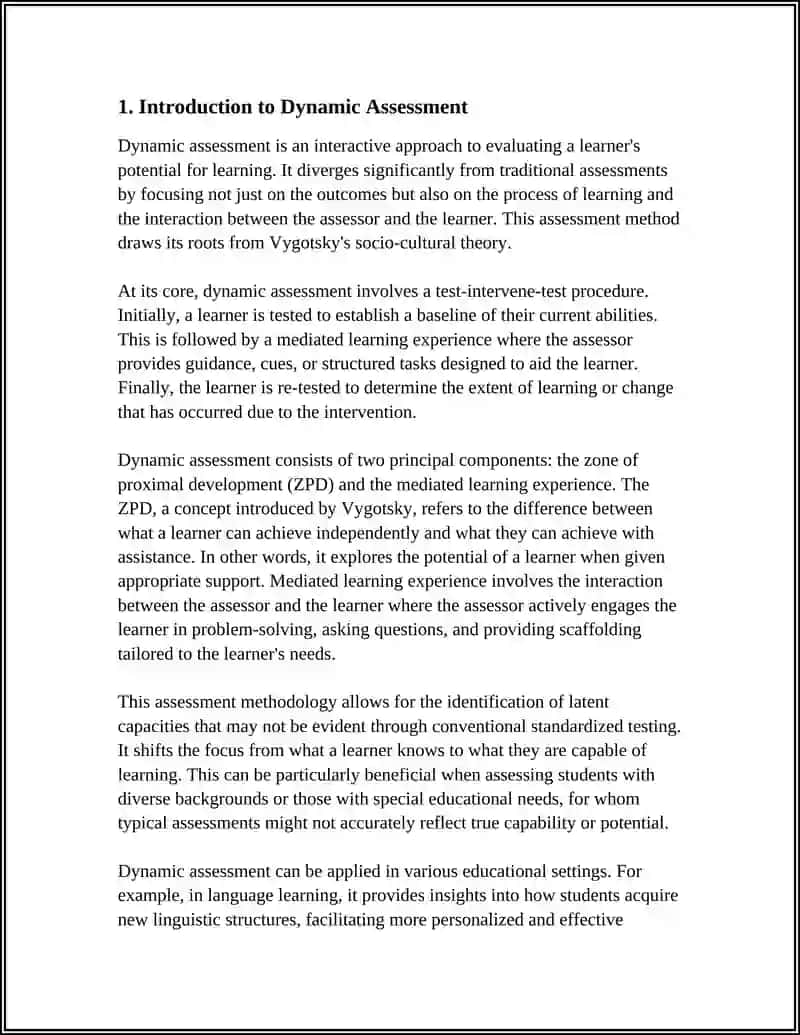 Dynamic Assessment in Language Learning 3