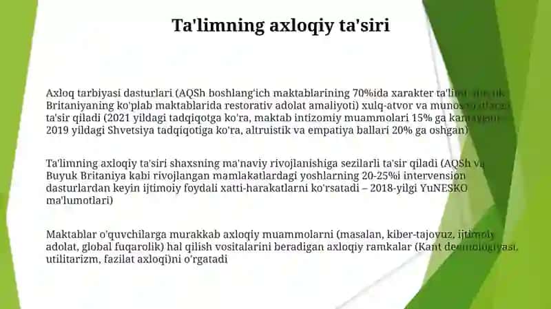 Axloqiy tarbiyasi dasturlari 3