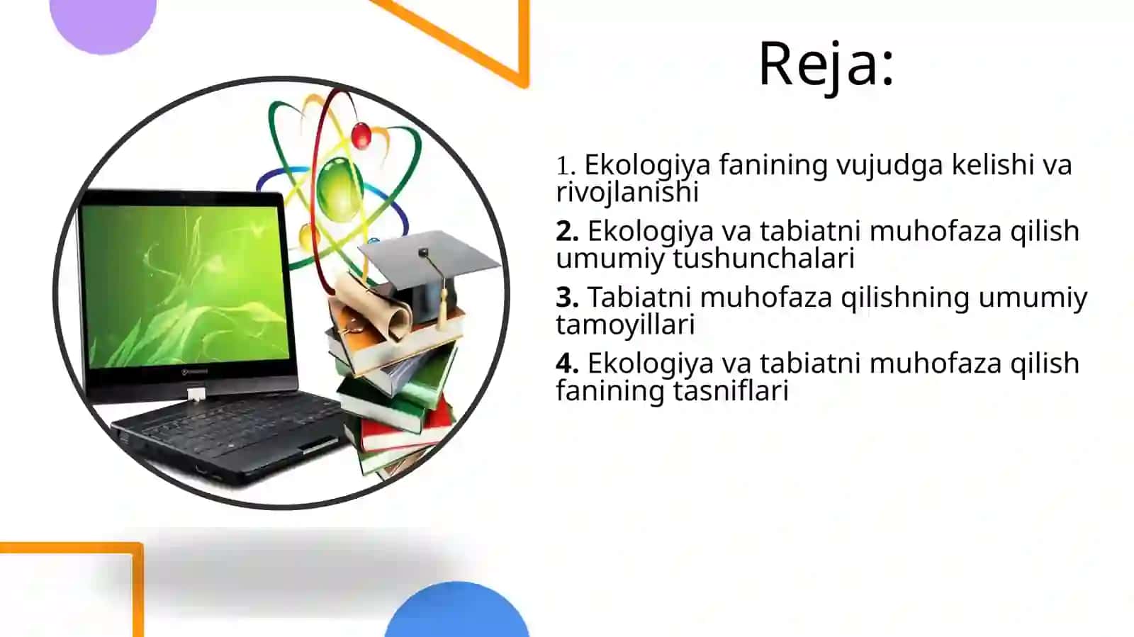 Ekologiya fanining nazariy asoslari 3