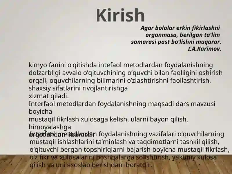 METALLAR BOBINI O`QITISH METODIKASI 3