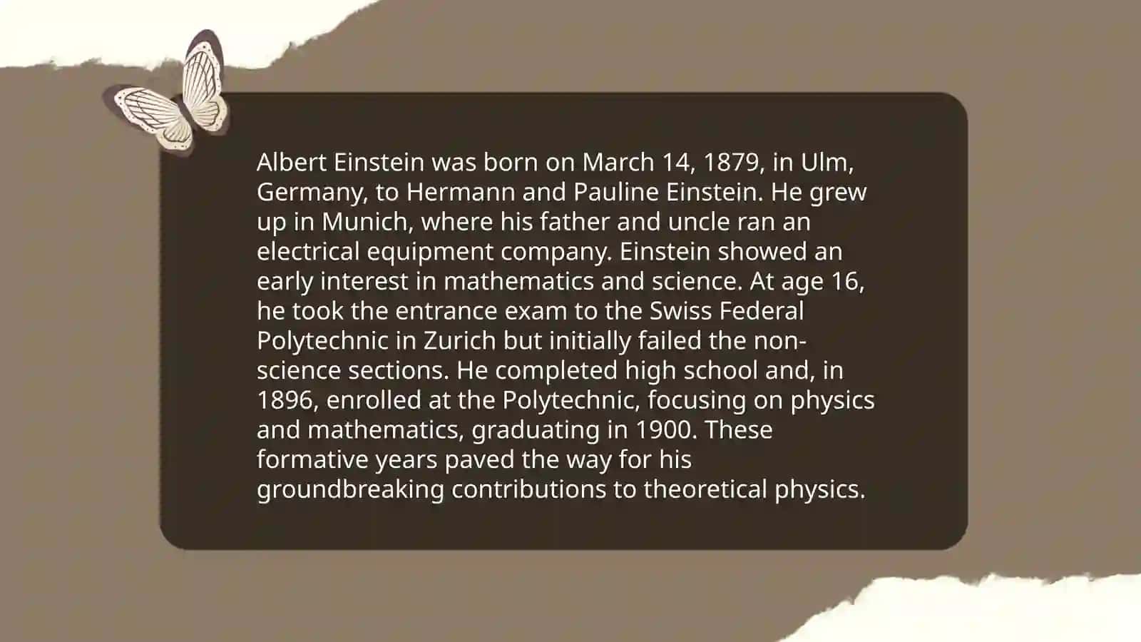 Albert Einstein - Early Life 3