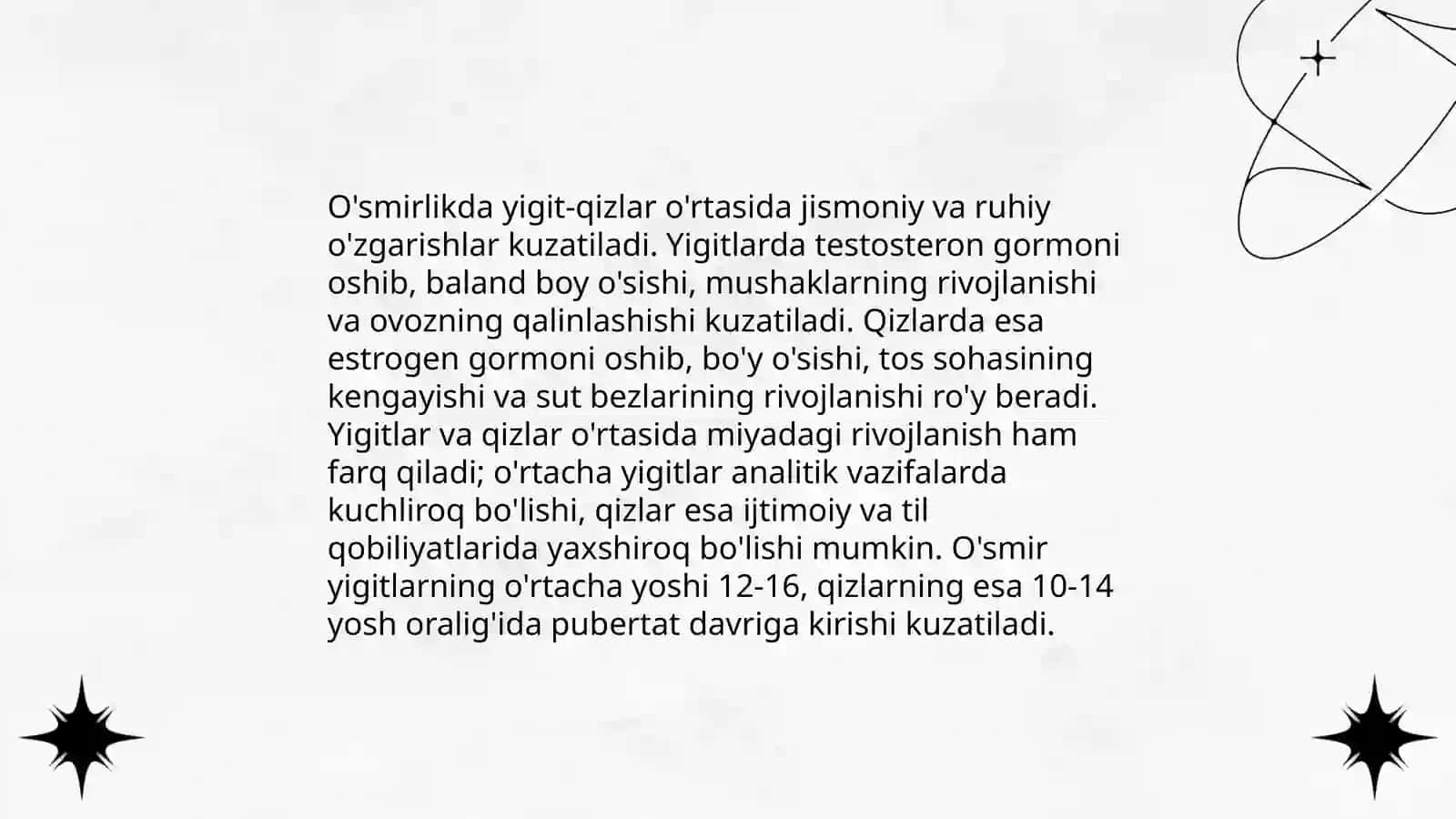 O'smirlik davrining psixalogik xususiyatlari 3