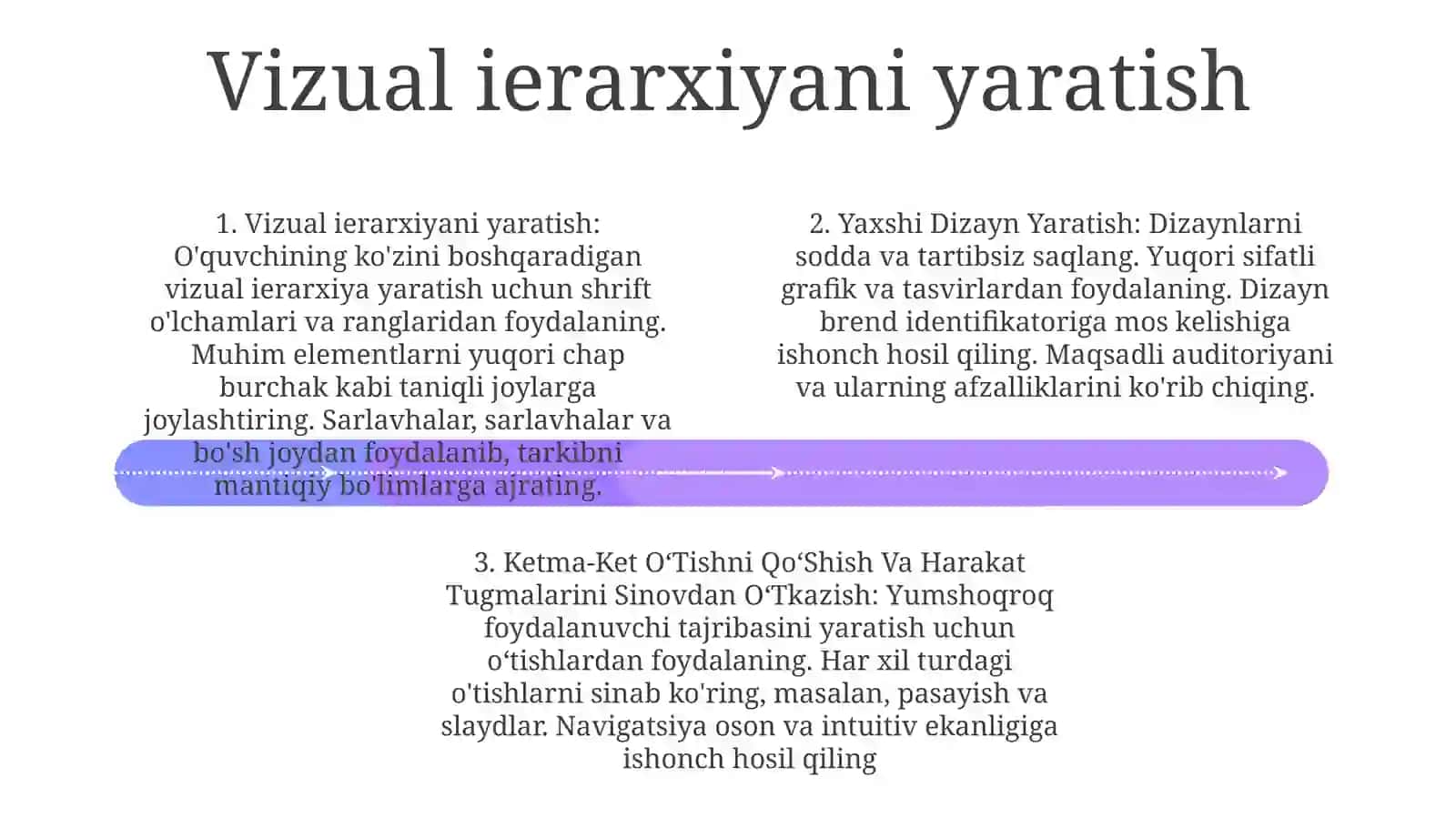 Harakatga chaqiruv va navigatsiya tugmalarini sinovdan o‘tkazish 3
