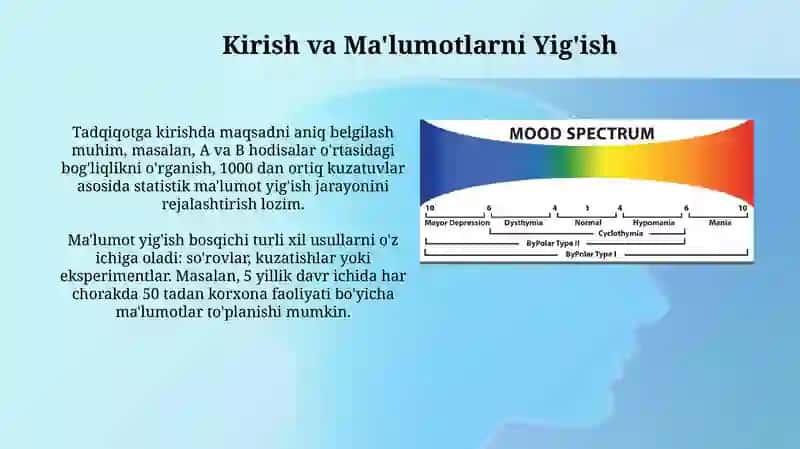 Voqealar o'rtasidagi bog'liqlikni o'rganish: Asosiy tushunchalar va usullar 3