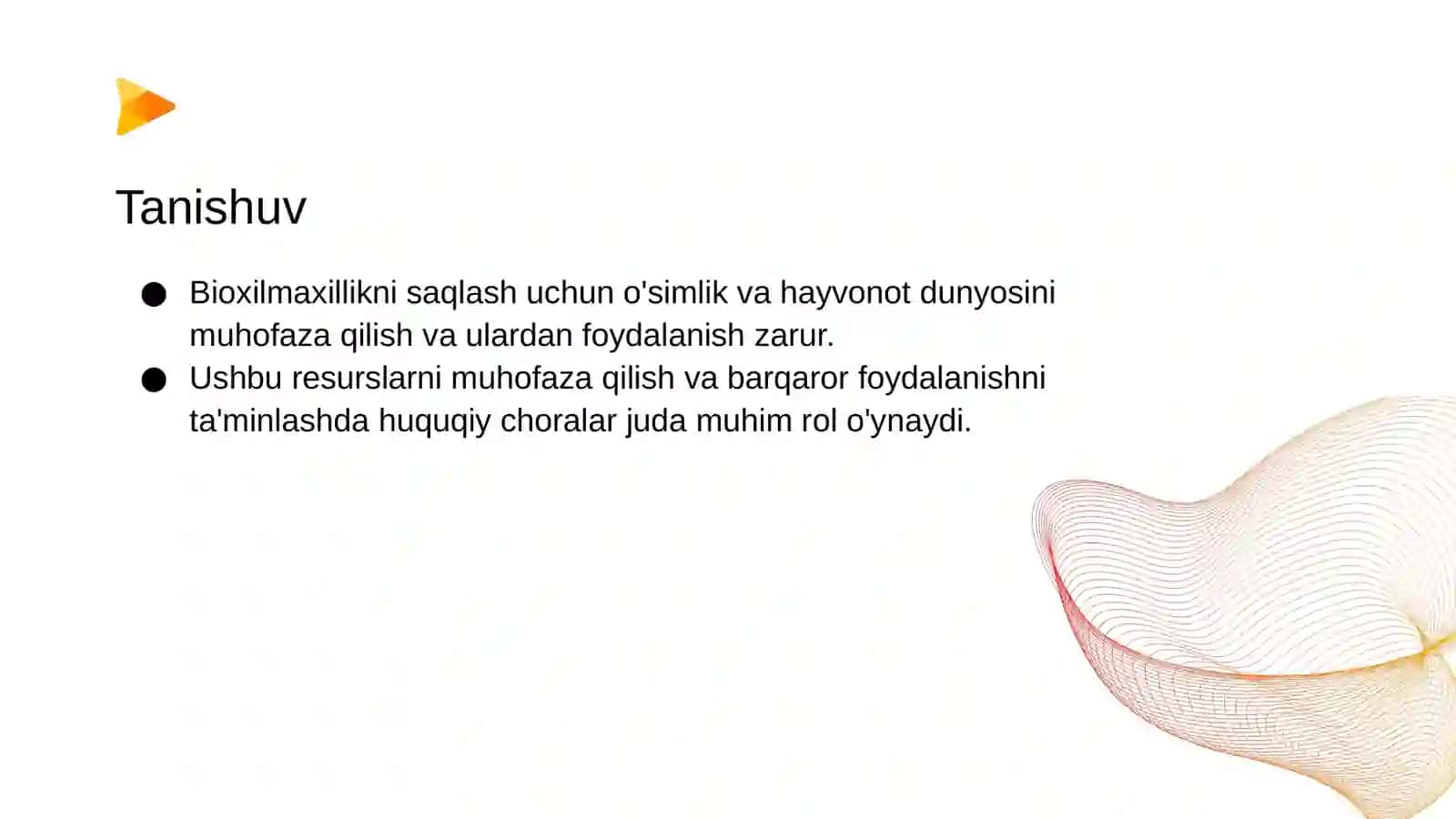 O'simlik va hayvonot dunyosini muhofaza qilish va ulardan foydalanish 3