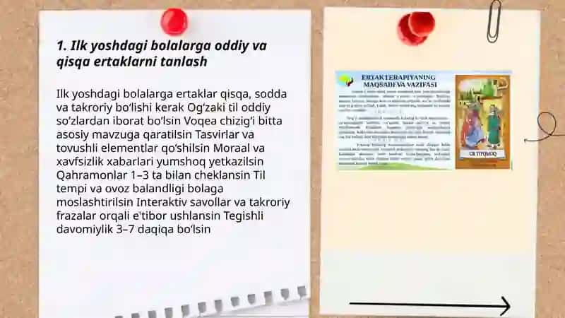 Ilk yoshdagi bolalarga ertak va hikoyalar aytib berish 3
