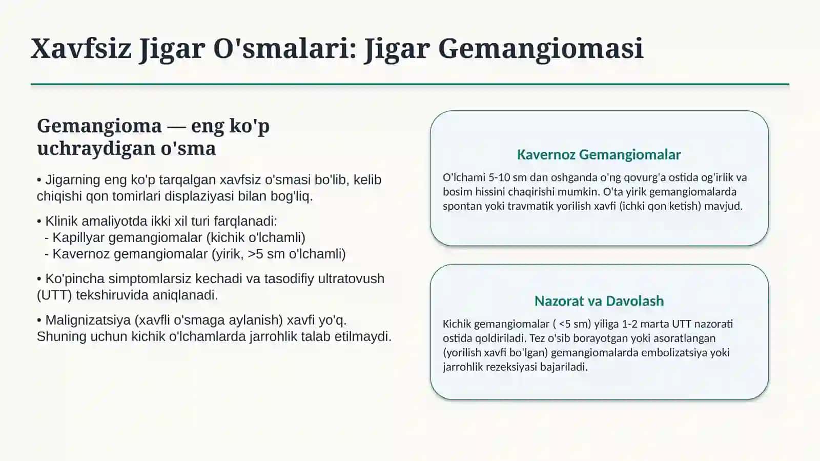 JIGAR O‘SMALARI | 15 SLAYDLI PROFESSIONAL TIBBIY TAQDIMOT 3