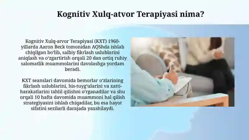 Kognitiv Xulq-atvor Terapiyasi 3
