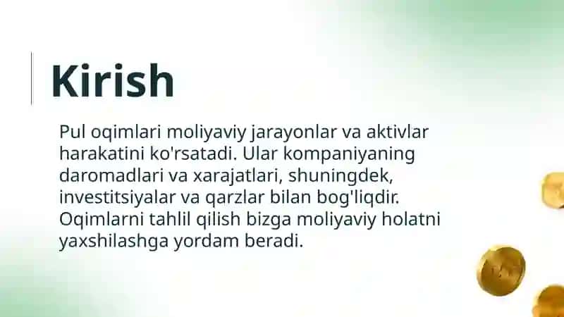 Pul oqimlari 3