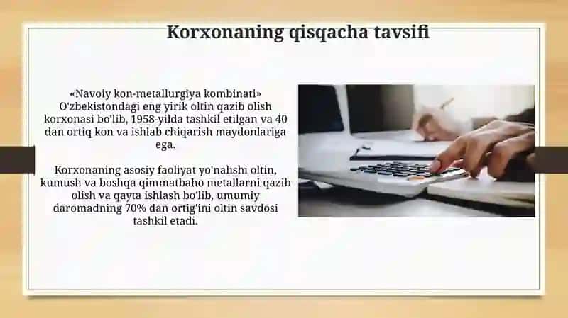 Rentabellik ko'rsatkichlarini real korxonamisolidaaniqlash 3