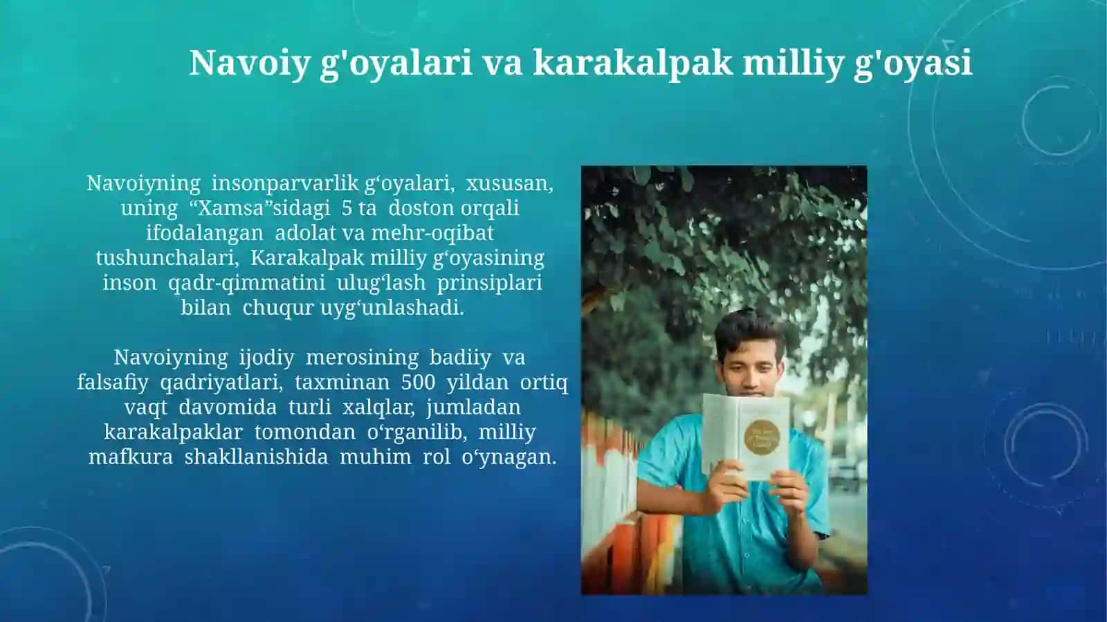 Alisher Navoiy VA qoraqalpoq adabiyoti 3