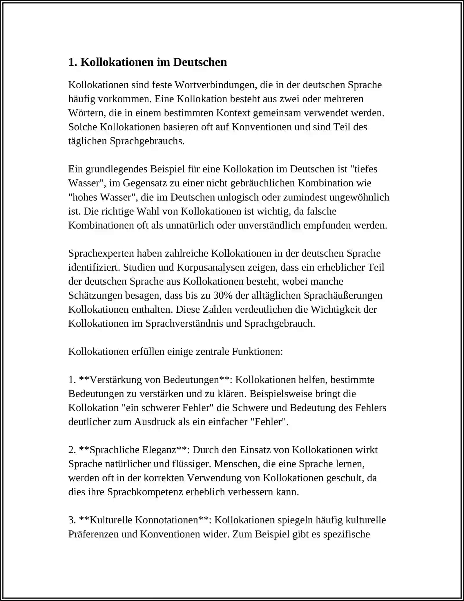 Kollokationen im Deutschen 3