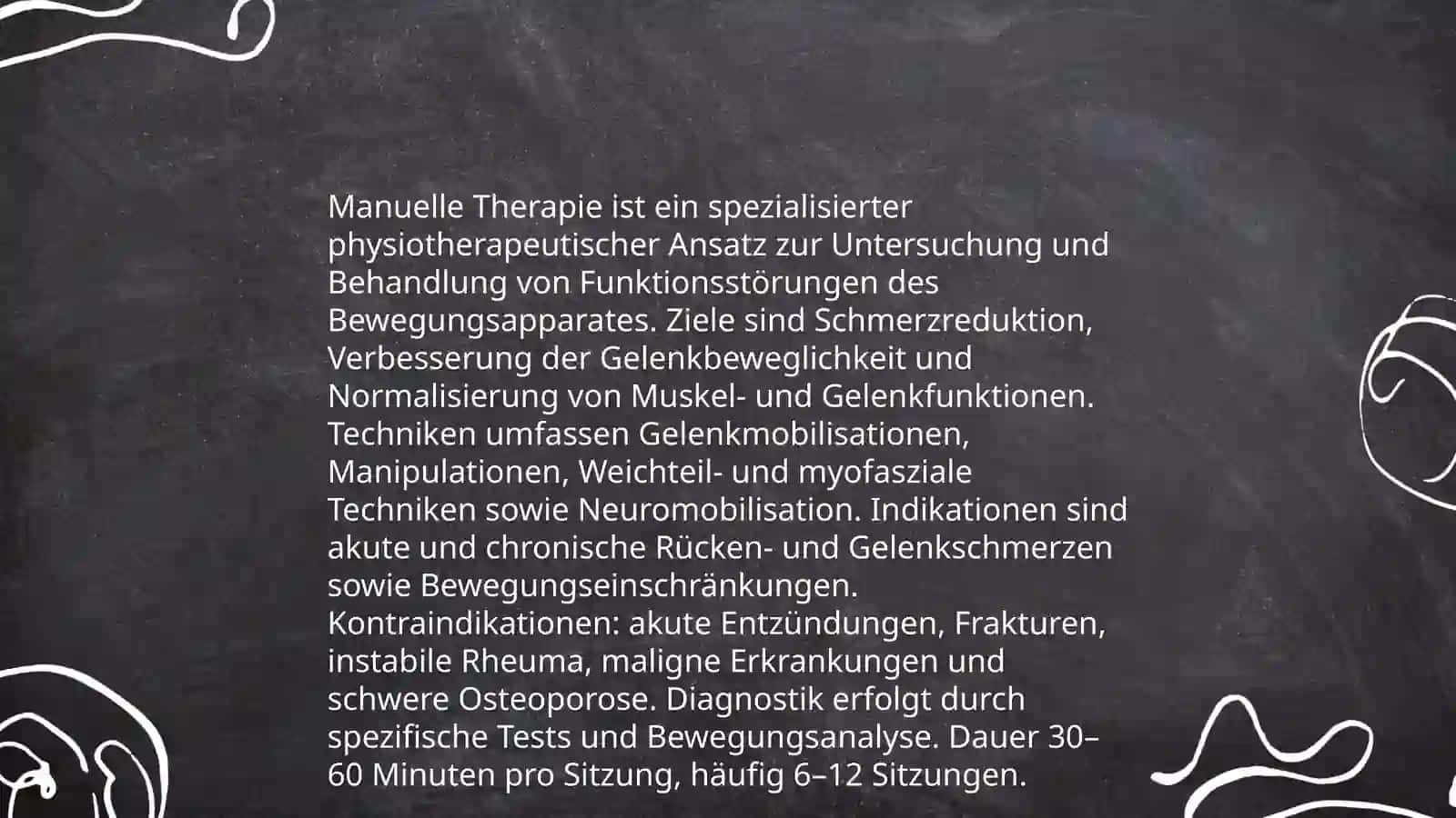 Manuelle Therapie 3