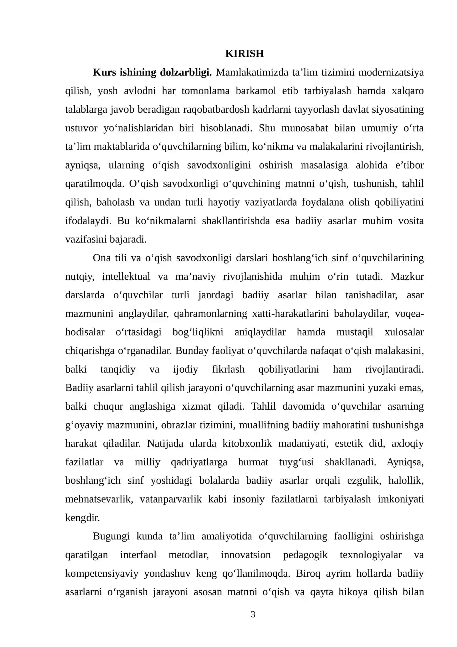 Ona tili va o‘qish savodxonligi darslarida badiiy asarlarni tahlil qilish metod va usullari 3