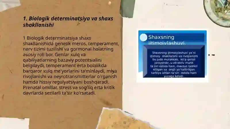 Biologik determinatsiya va shaxs shakllanishi 3