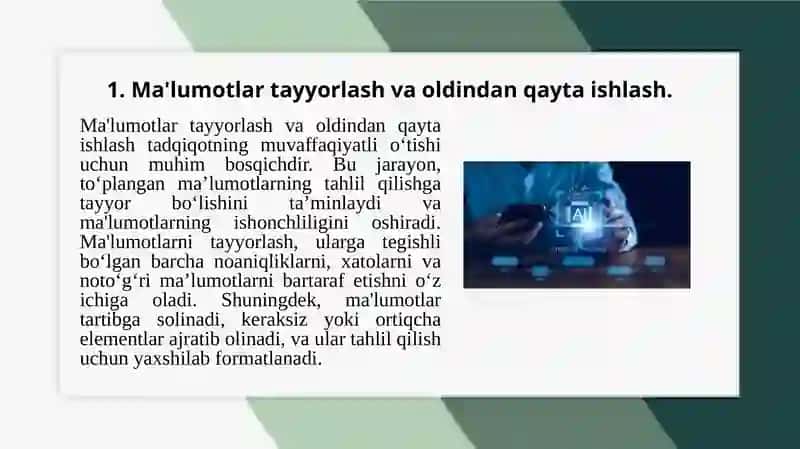 Sun’iy neyron tarmoqlari yordamida sinflashtirish masalalari 3
