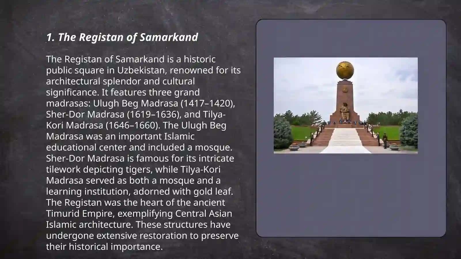 The Registan of Samarkand 3