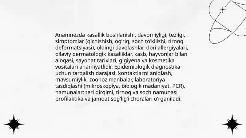 Teri tanosil kasalliklari diagnostikasi 3