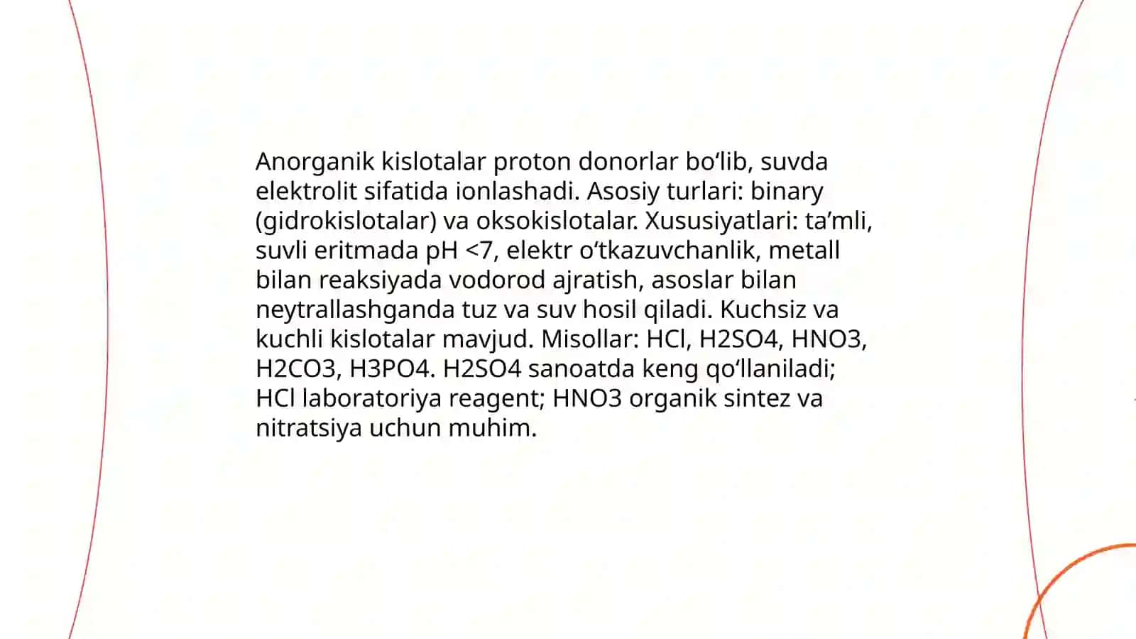 Anorganik birikmalarning eng muhim sinflari 3