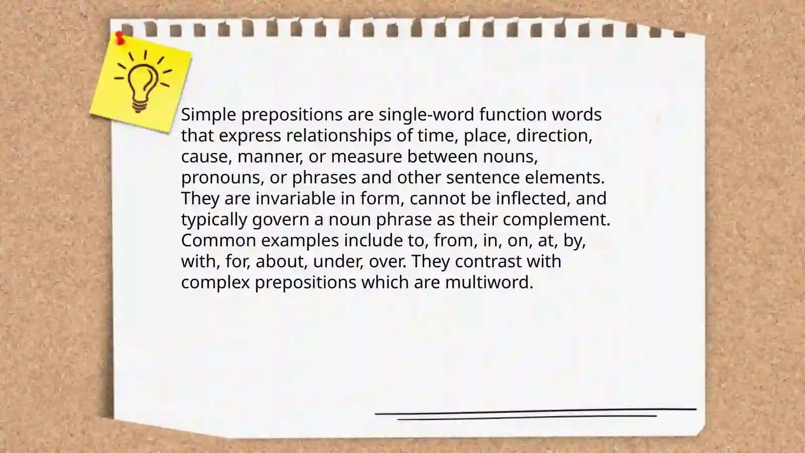 Simple and Complex Preposition 3