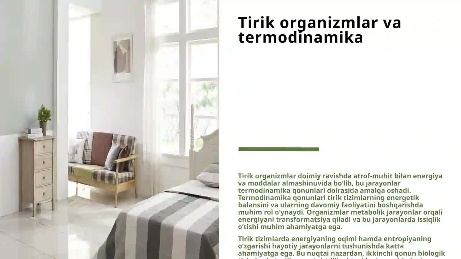 TIRIK ORGANIZMLAR UCHUN TERMODINAMIKA QONUNLARI. TERMOGRAFIYA VA UNING DIAGNOSTIKADA ROLI 3