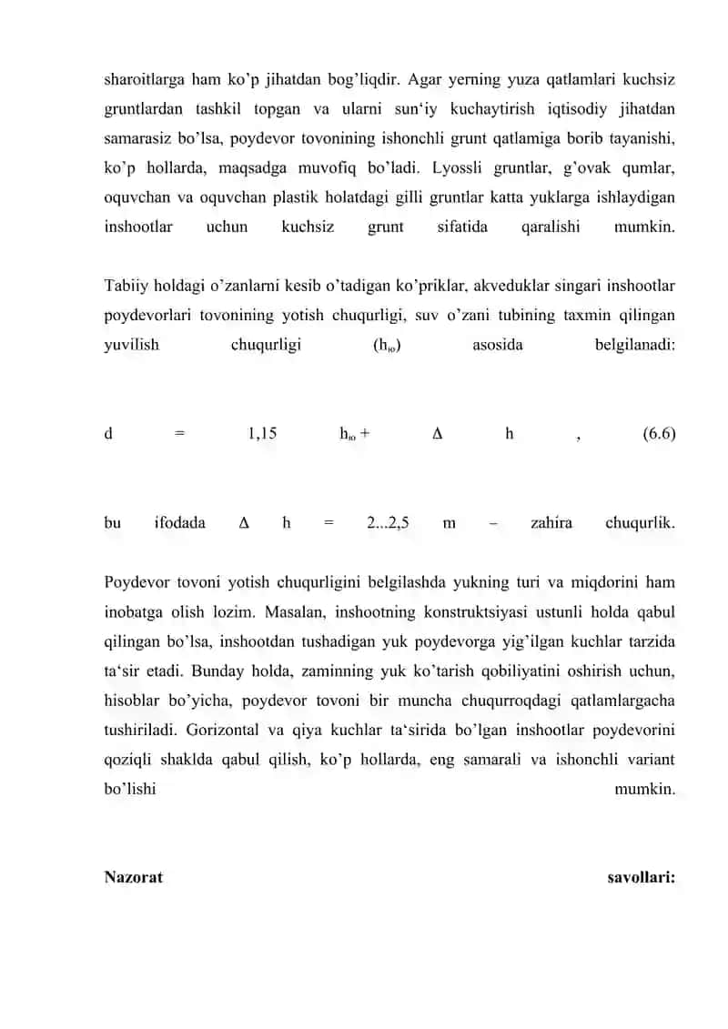 CHO'KISHNI CHIZIQLI DEFORMATSIYA USULIDA ANIQLASH 3