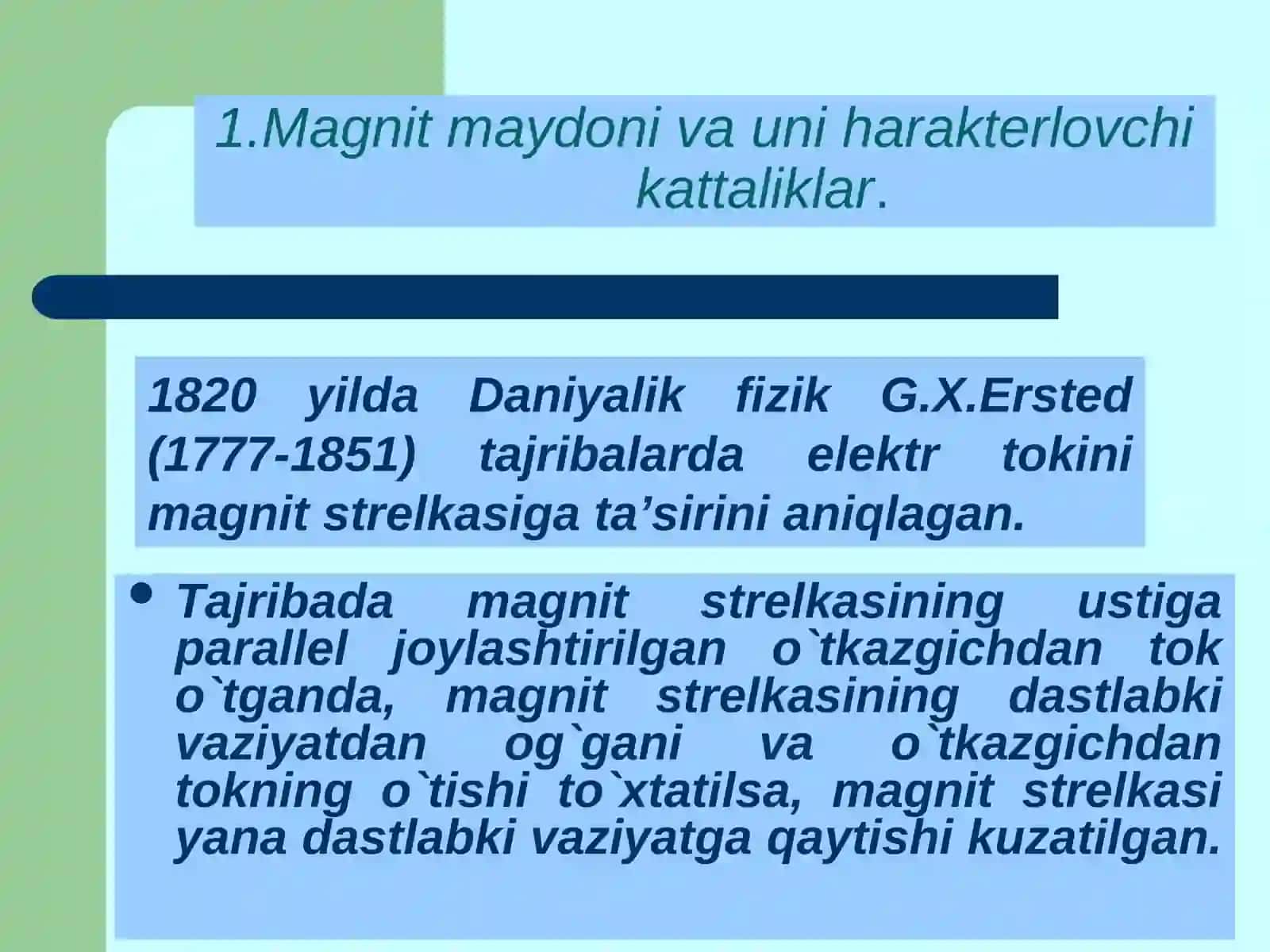 MAGNIТMAYDONI.MODDALARNING MAGNIТХOSSALARI 3