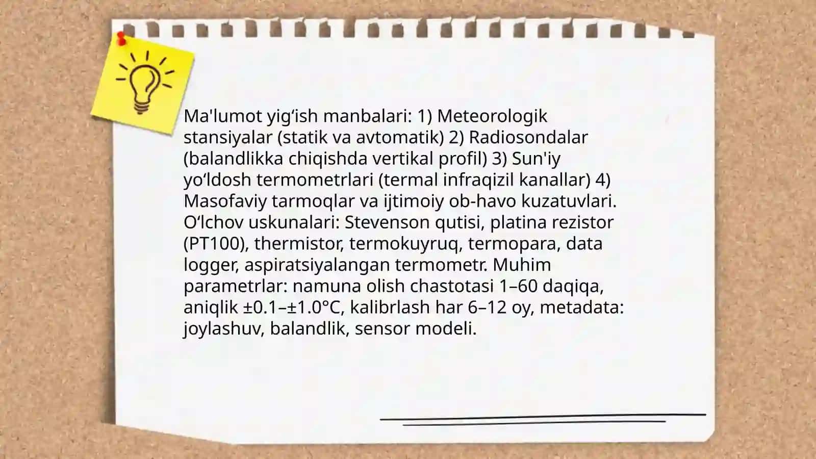 Havo harorati malumotlarini boshlang'ich tahlili 3