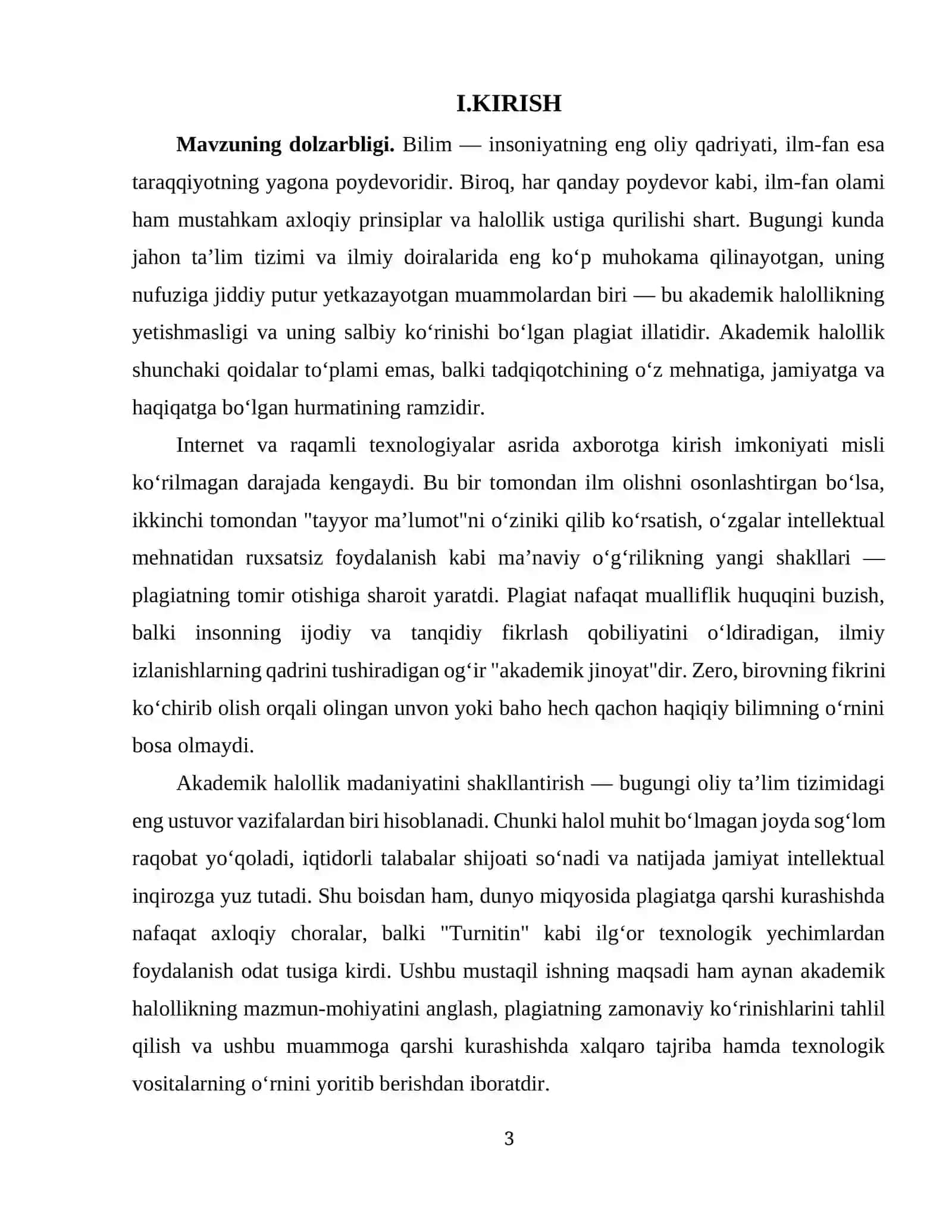 Akademik halollik va plagiat muammosi 3