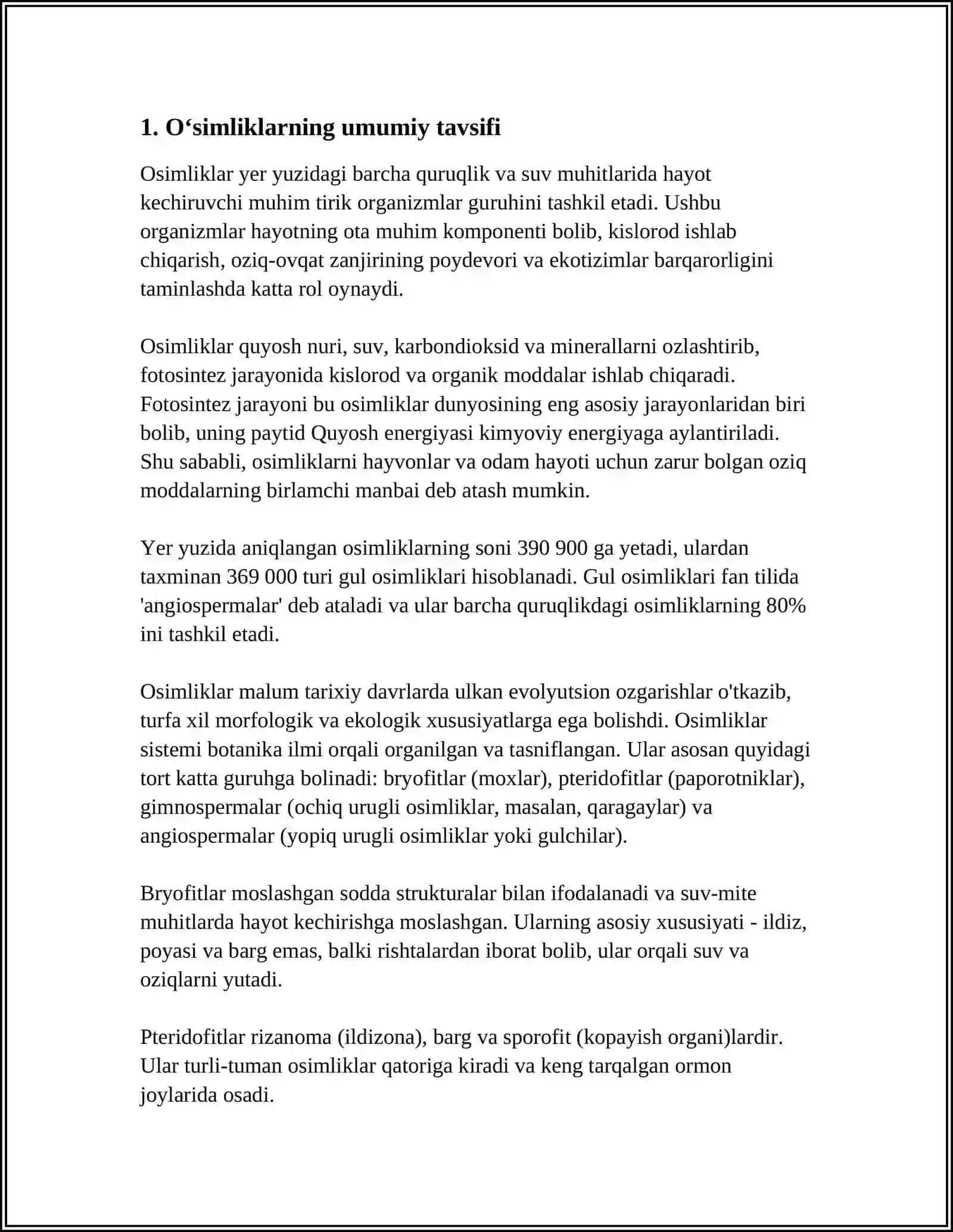 O'SIMLIKLAR KELIB CHIQISHI VA FILOGENEZI 3