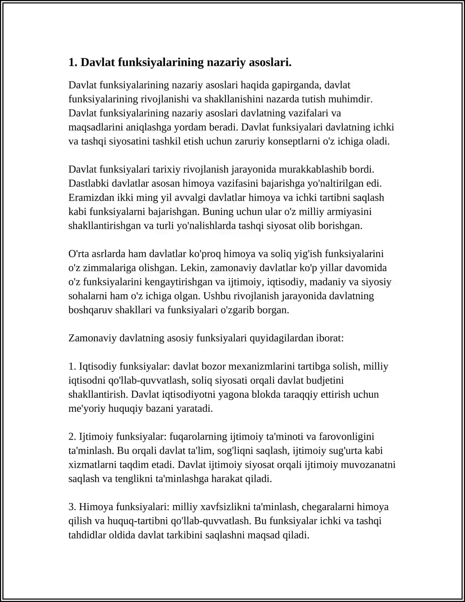 DAVLAT FUNKSIYALARI MUAMMOLAR VA ISTIQBOL 3