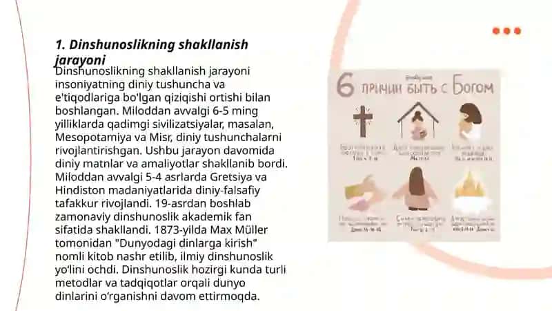 Dinshunoslikning shakllanish jarayoni 3