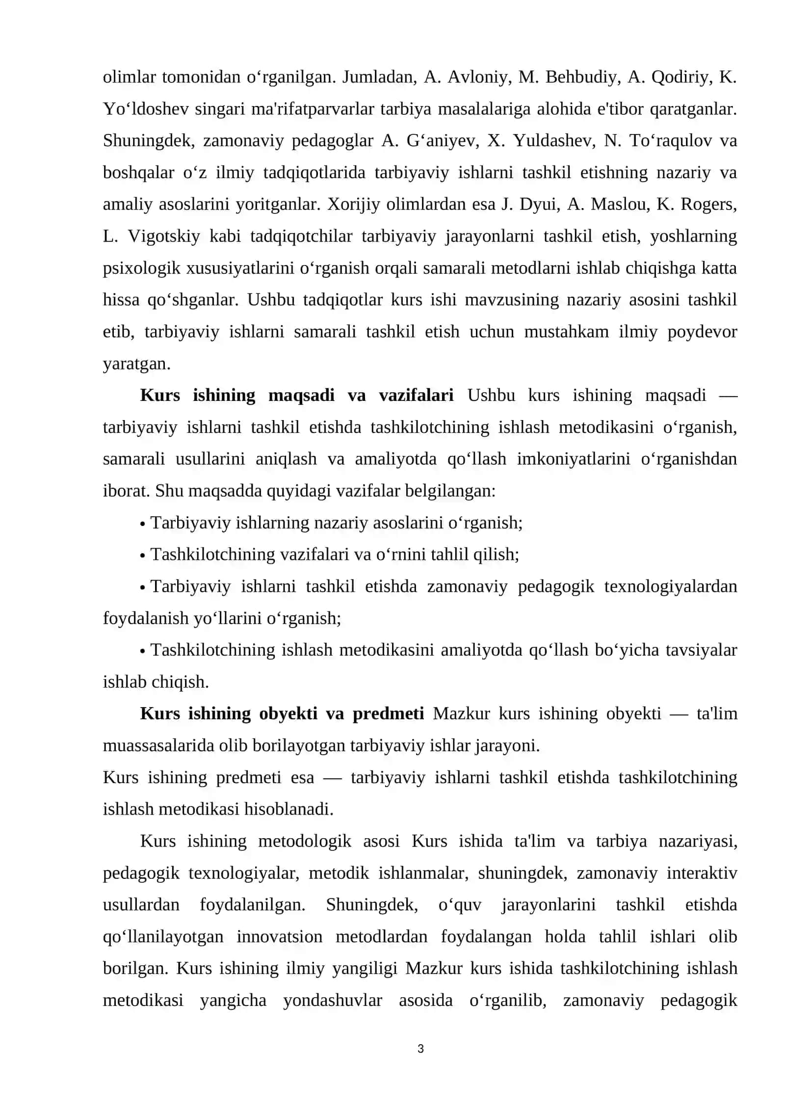 TARBIYAVIY ISHLARNI TASHKIL ETISHDA TASHKILOTCHILIKNING ISHLASH METODIKASI 3