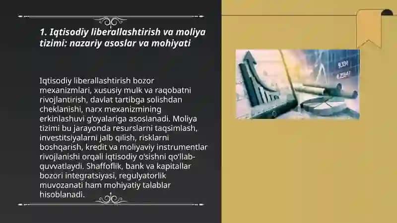 Moliyaviy bozorlarning liberallashtirilishi: bank va notijorat moliya institutlari 3