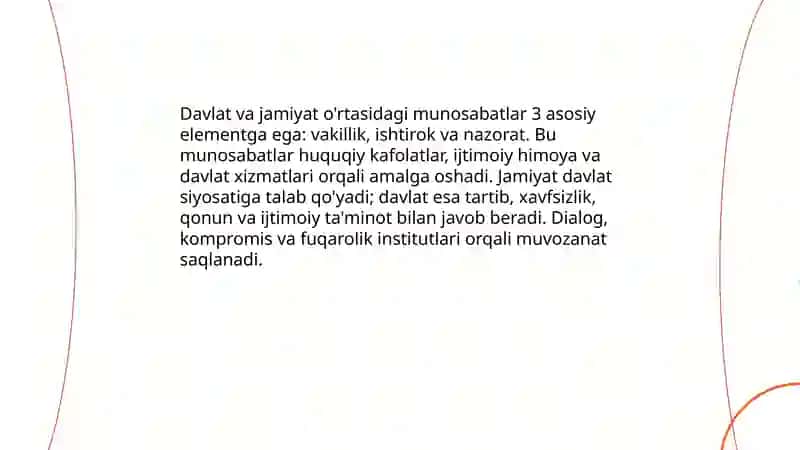 Jamiyat siyosiy tizimida davlatning o'rni 3