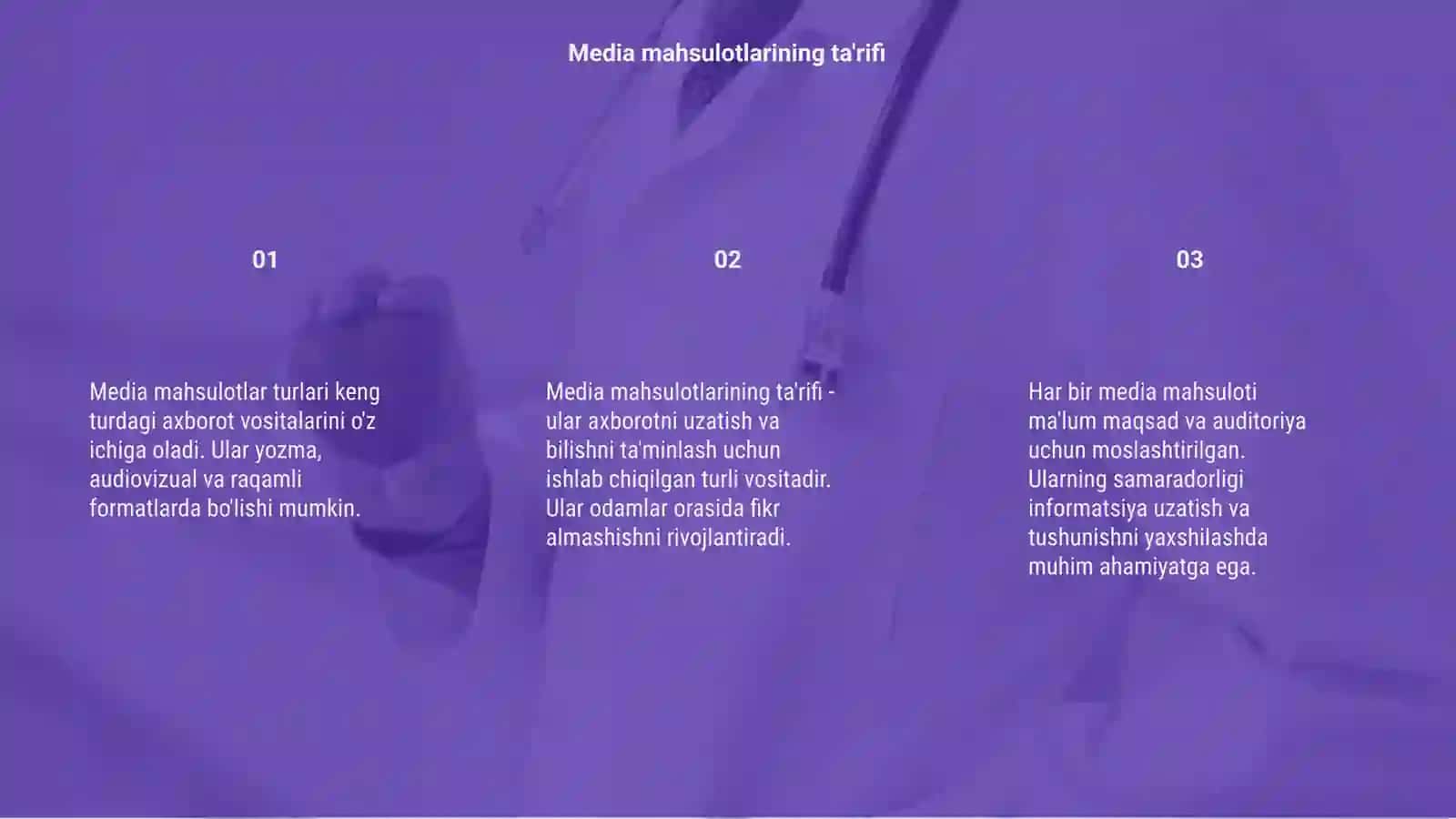Media mahsulotlar turlari 3
