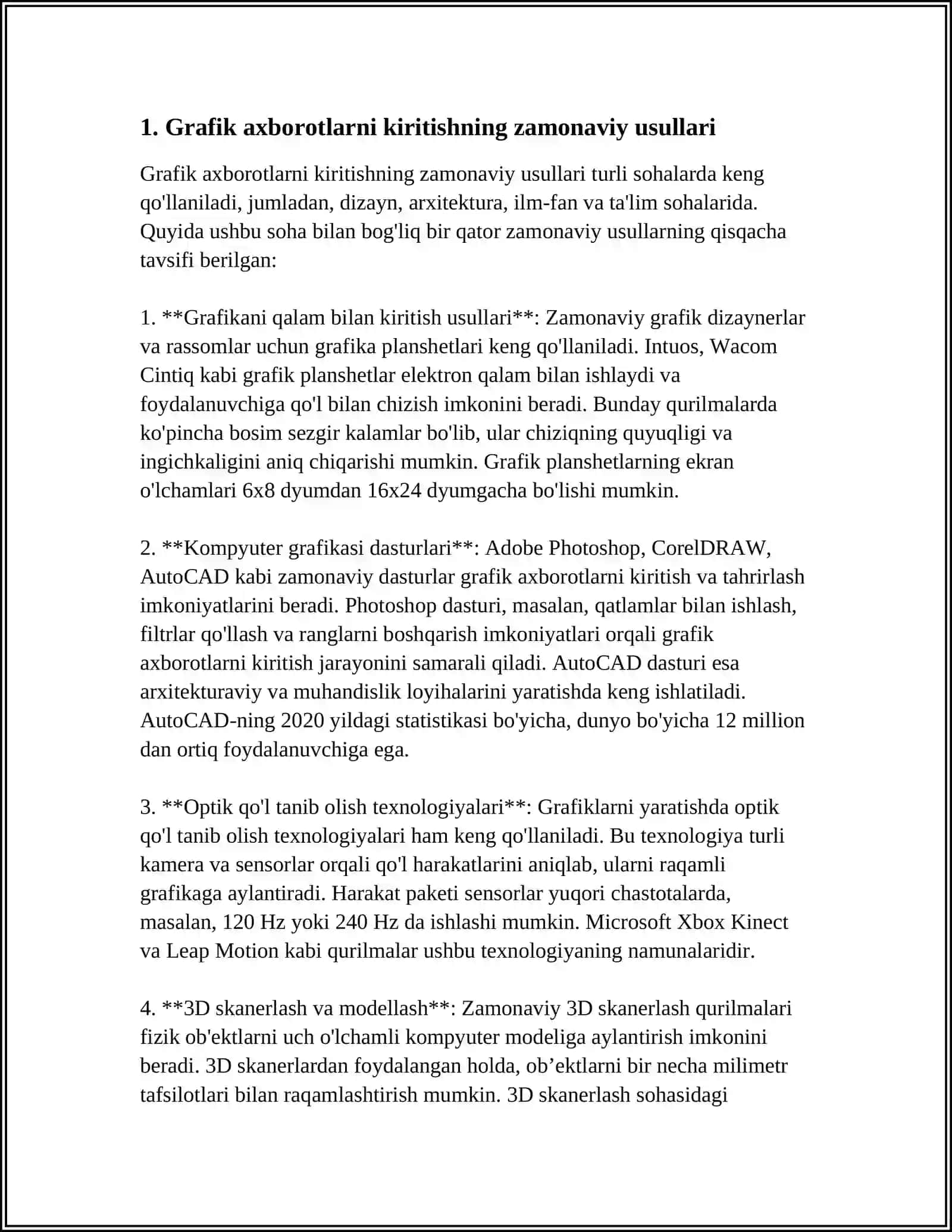 GRAFIK AXBOROTLARNI KIRITISHNI MAXSUS VOSITALARI 3