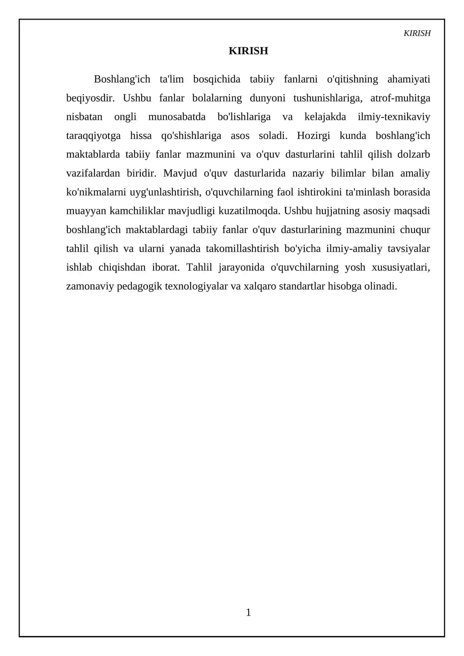 Boshlangich maktablarda tabiiy fanlarning mazmuni,oʻquv dasturining tahlili 3